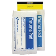 First Aid Only SmartCompliance Refill Trauma Pad, 5 x 9, White, 2/Bag FAE-6024